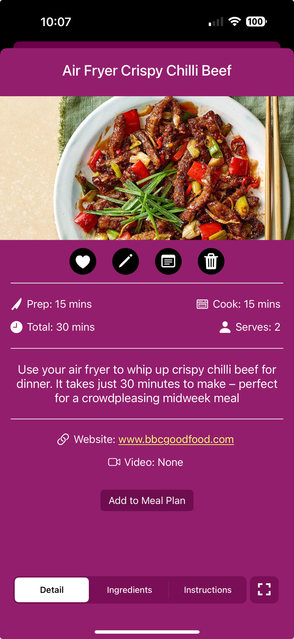 Sizzle Crispy Chilli